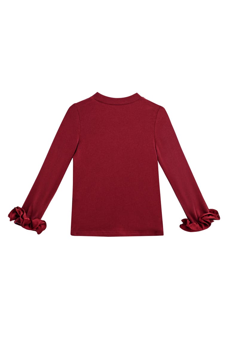 Structured Button-Up Shirt, Alternate, color, Red