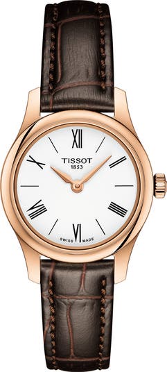アナログ腕時計 [Tissot] Tradition 5.5 Lady Tissot Tradition 5.5 Lady Round Bracelet Watch, 25mm