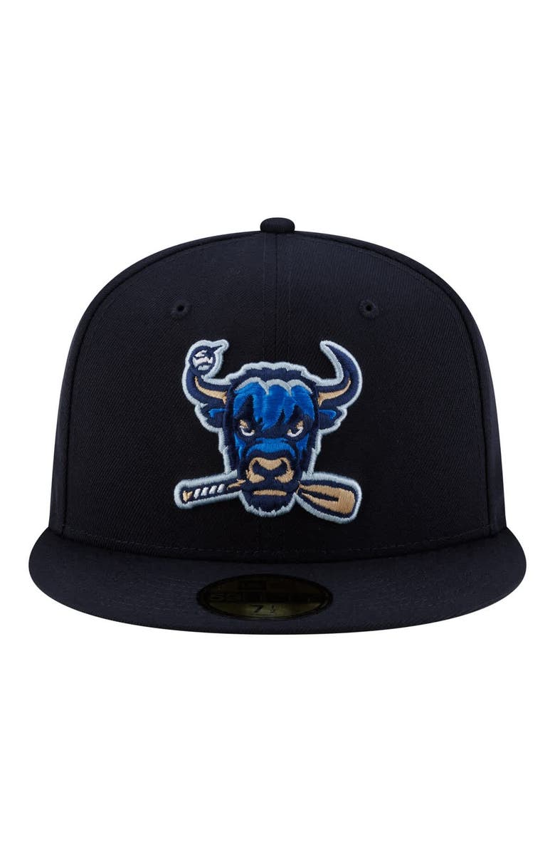 New Era Men's New Era Navy Salem Ridge Yaks Authentic Collection 59FIFTY Fitted Hat, Alternate, color, Navy