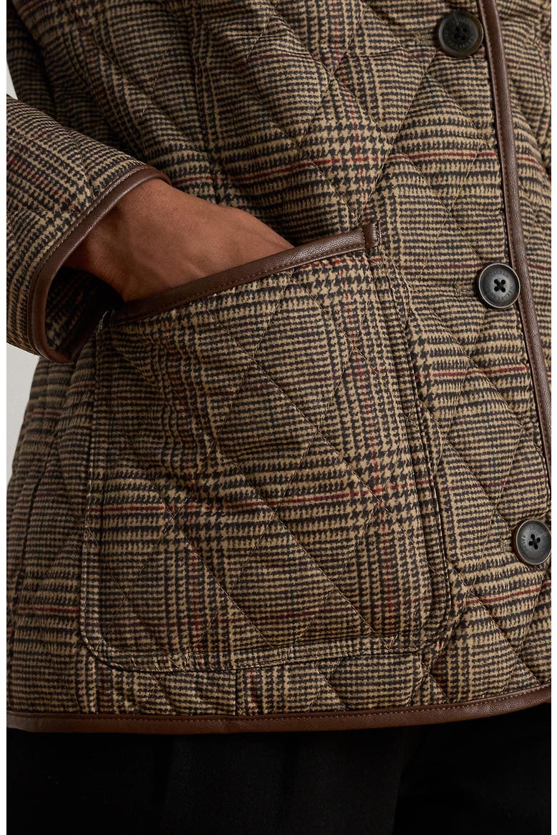 Quilted Jacket, Alternate, color, HERITAGE PLAID