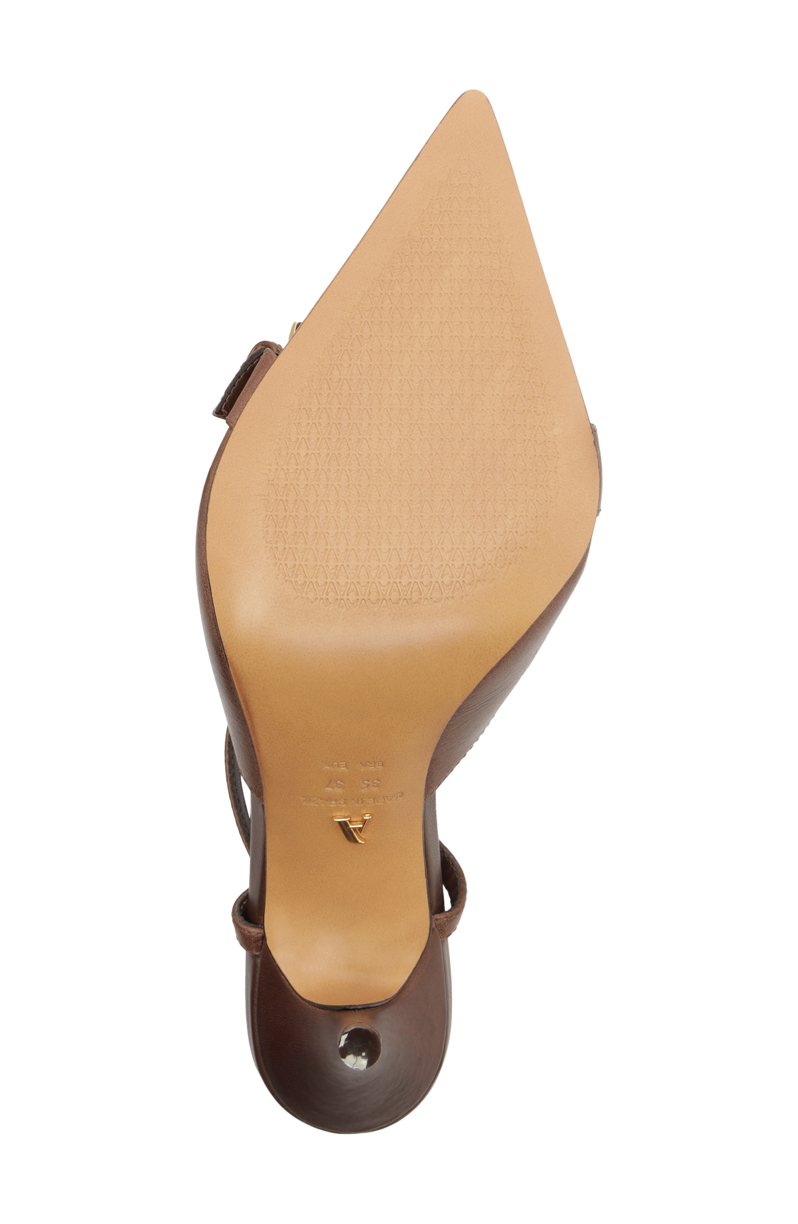 Kenny Slingback Pointed Toe Pump, Alternate, color, NEW COCOA