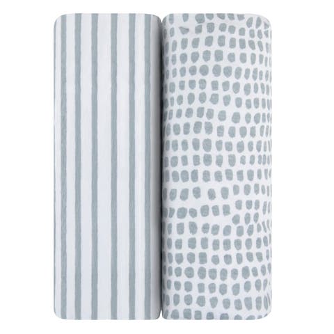 Baby Fitted Waterproof Changing Pad Cover Sheets 2 Pack