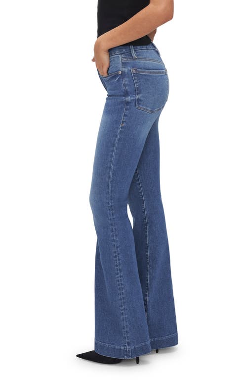 GOOD AMERICAN GOOD AMERICAN GOOD LEGS HIGH WAIST FLARE JEANS 