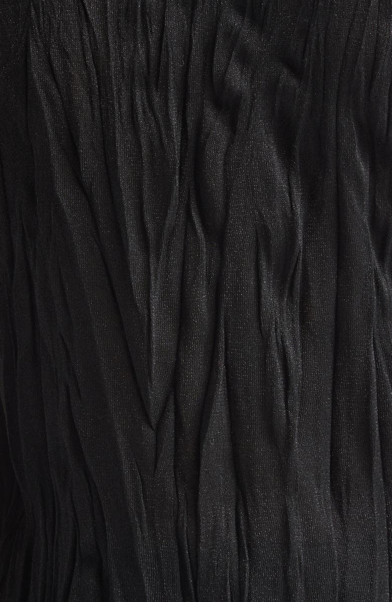 TOTEME Crinkled Sweater Tank, Alternate, color, Black