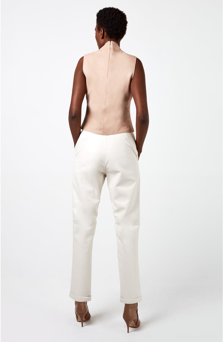 AS by DF Crawford Recycled Leather Top, Alternate, color, Parisian Rose