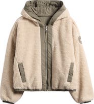 Canada Goose Alberini Reversible High Pile Fleece Bomber Jacket