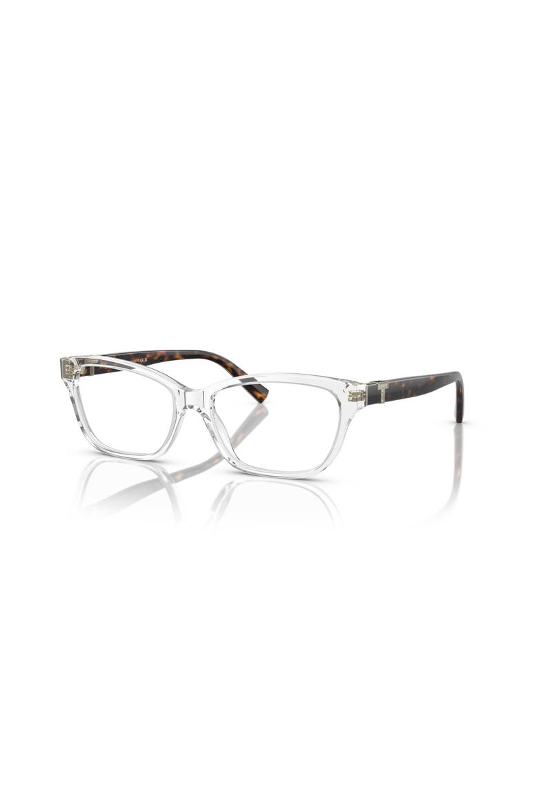 54mm Rectangle optical glasses, Main, color, Transparent