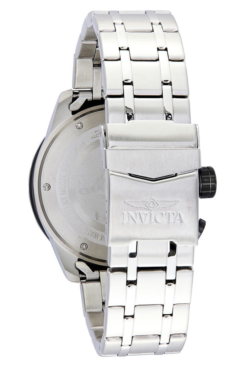 Aviator Quartz Bracelet Watch, 48mm x 16.5mm, Alternate, color, GUNMETAL