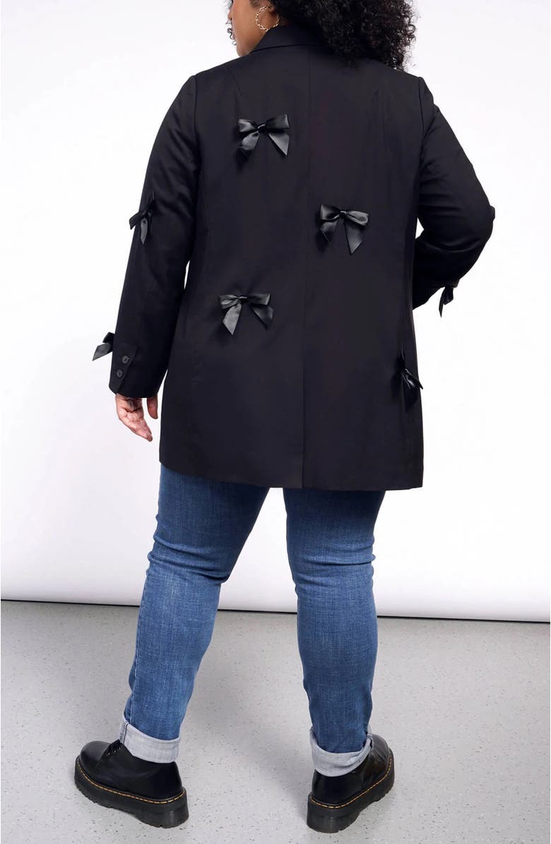 WILDFANG The Empower Bows Double Breasted Blazer, Alternate, color,