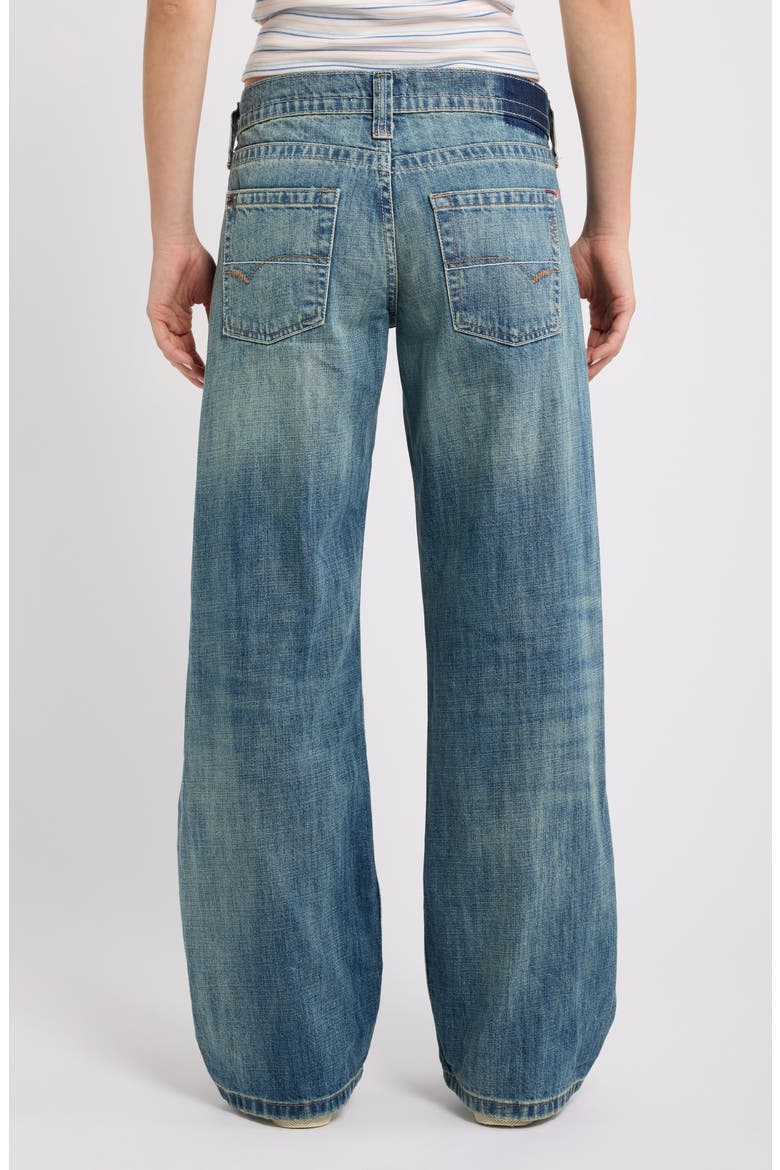 Kayla Low Rise Straight Leg Jeans, Alternate, color, VINTAGE DENIM MEDIUM