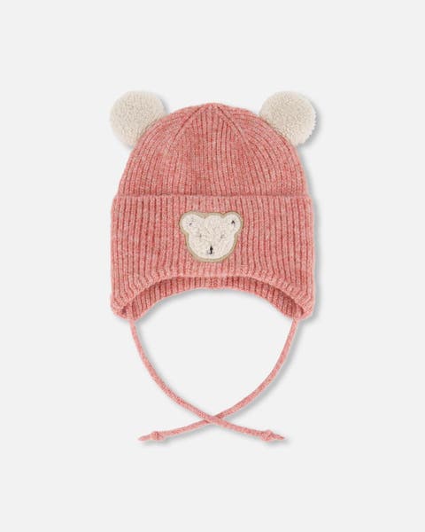 Lined Winter Knit Hat with Ear Flaps (Baby)