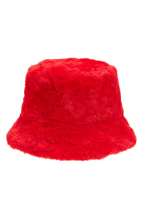 Faux Fur Bucket Hat