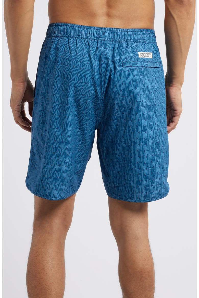 The Anchor 8-Inch Swim Trunks, Alternate, color, ELECTRIC BLUE GEO