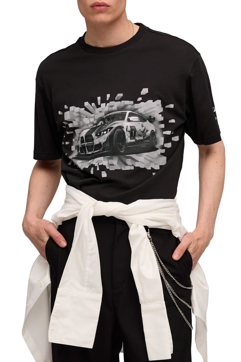 x BMW M Motorsport Cotton Graphic T-Shirt, Main, color, PUMA BLACK
