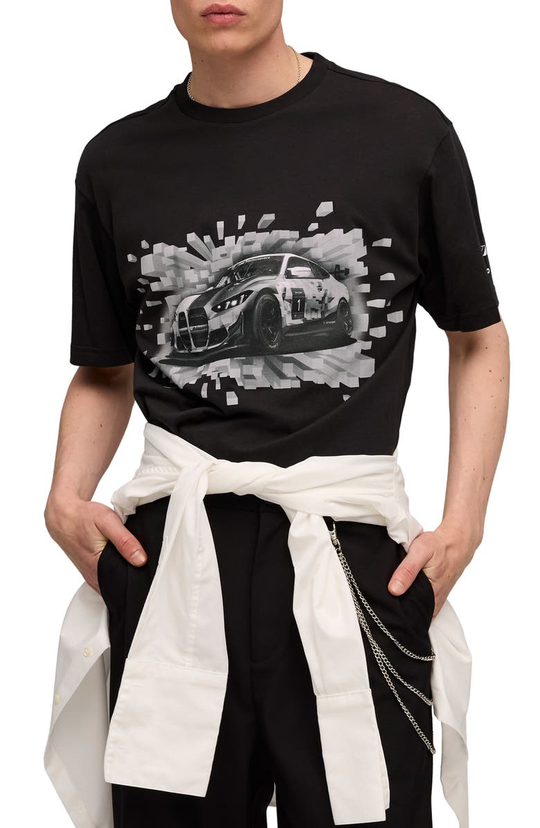 PUMA x BMW M Motorsport Cotton Graphic T-Shirt, Main, color, Puma Black