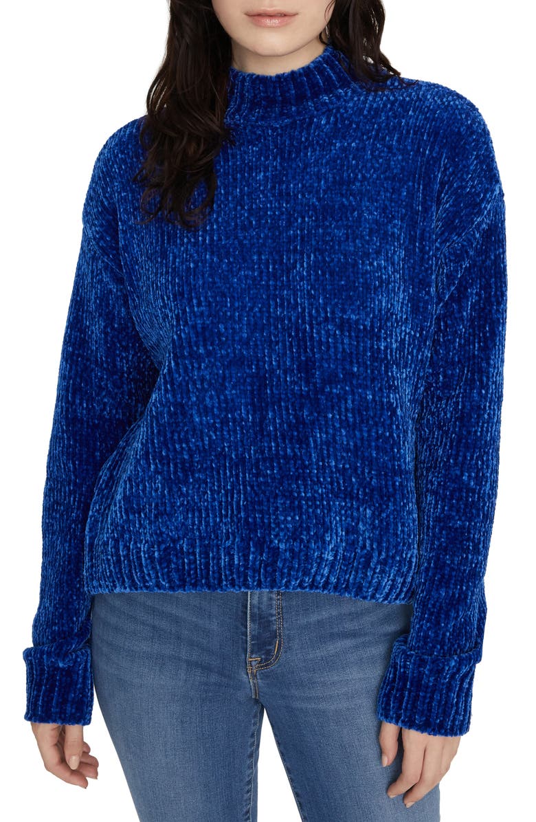 Sanctuary Chenille Mock Neck Sweater, Main, color, 