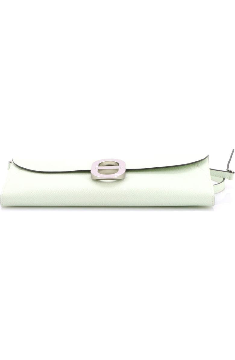 Pre-Owned Hermes Chaine d'Ancre To Go Wallet Epsom, Alternate, color, Vert Peppermint