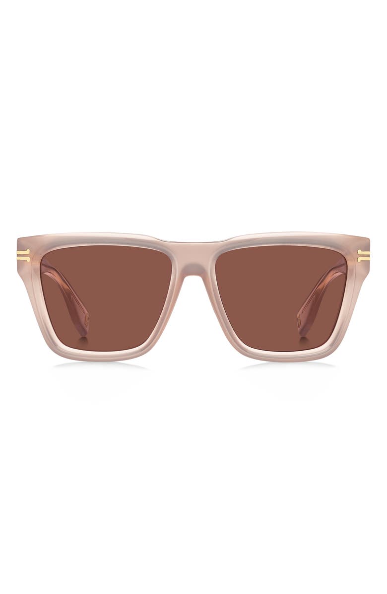Marc Jacobs 55mm Rectangular Sunglasses, Alternate, color,