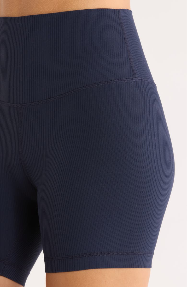 MPG Ribbed Shorts, Alternate, color, Navy Blazer