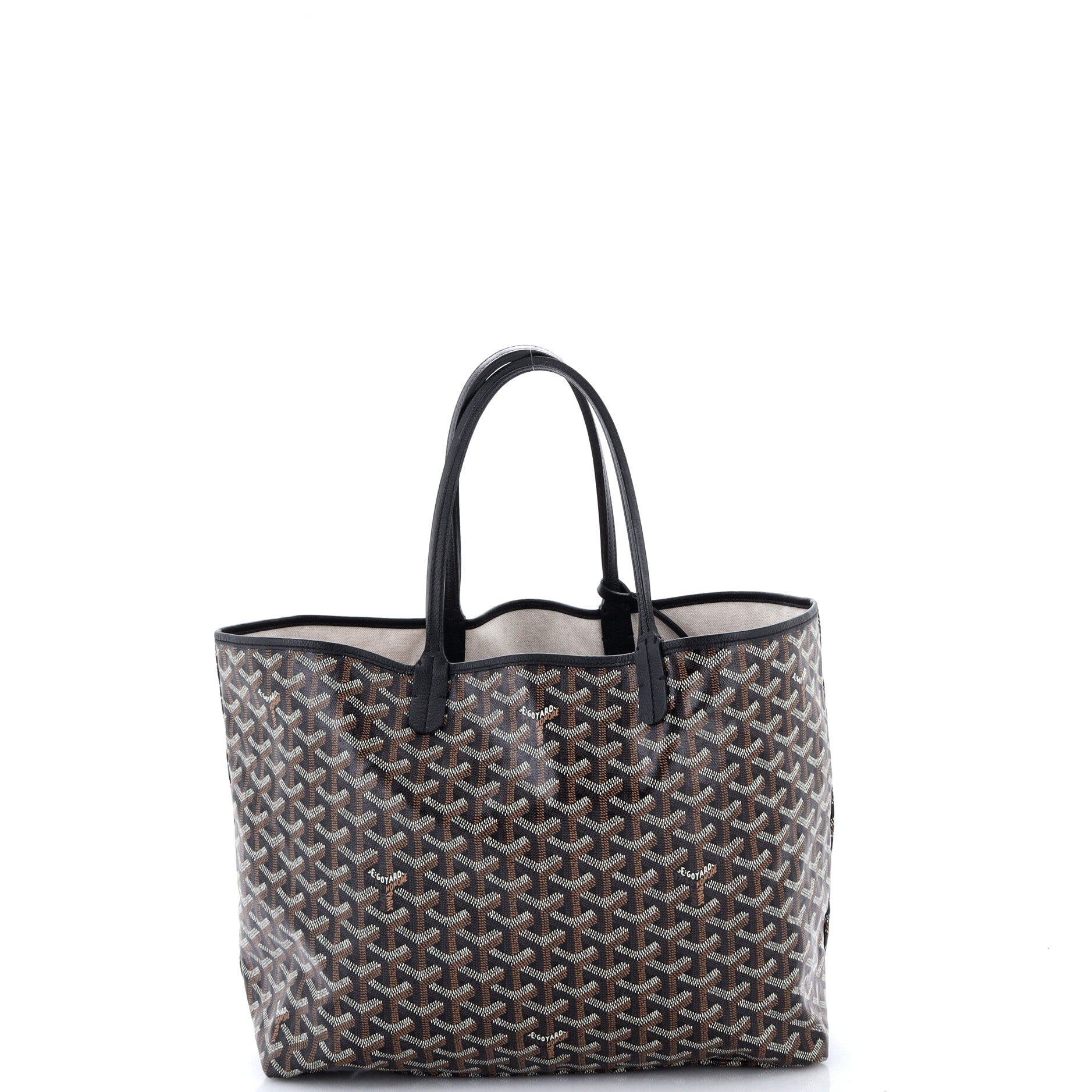 Saint Louis Tote Coated Canvas PM, Alternate, color, Black