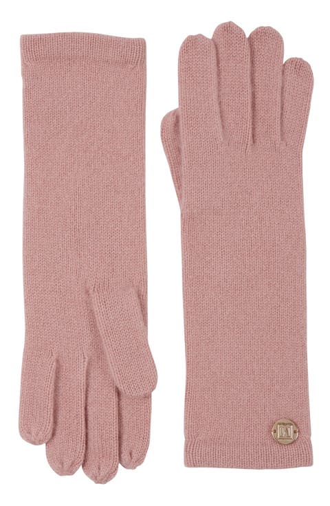 Cashmere Jersey Knit Gloves