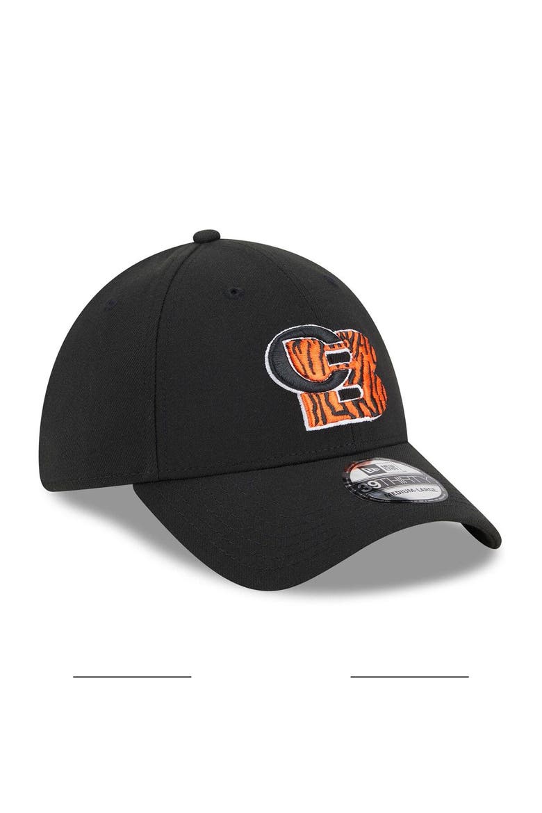 Men's New Era Black Cincinnati Bengals City Originals 39THIRTY Flex Hat, Alternate, color, Black