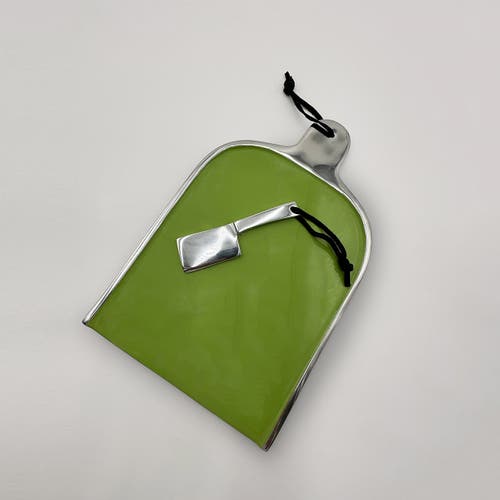 Lunares Cheese Paddle With Knife Set In Multi