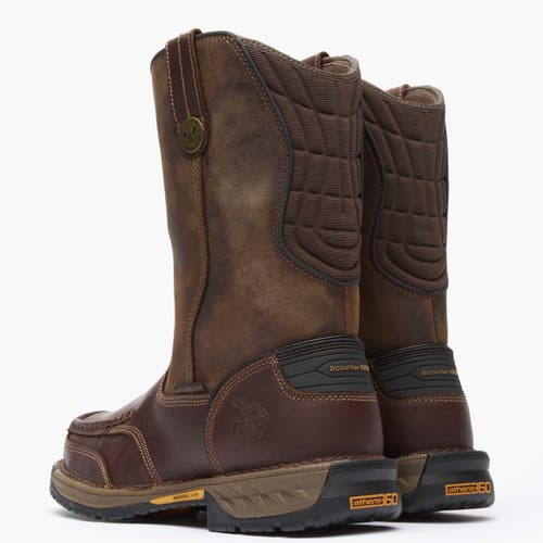 Georgia Boot Waterproof 360 Waterproof Pull On Work Boot In Brown