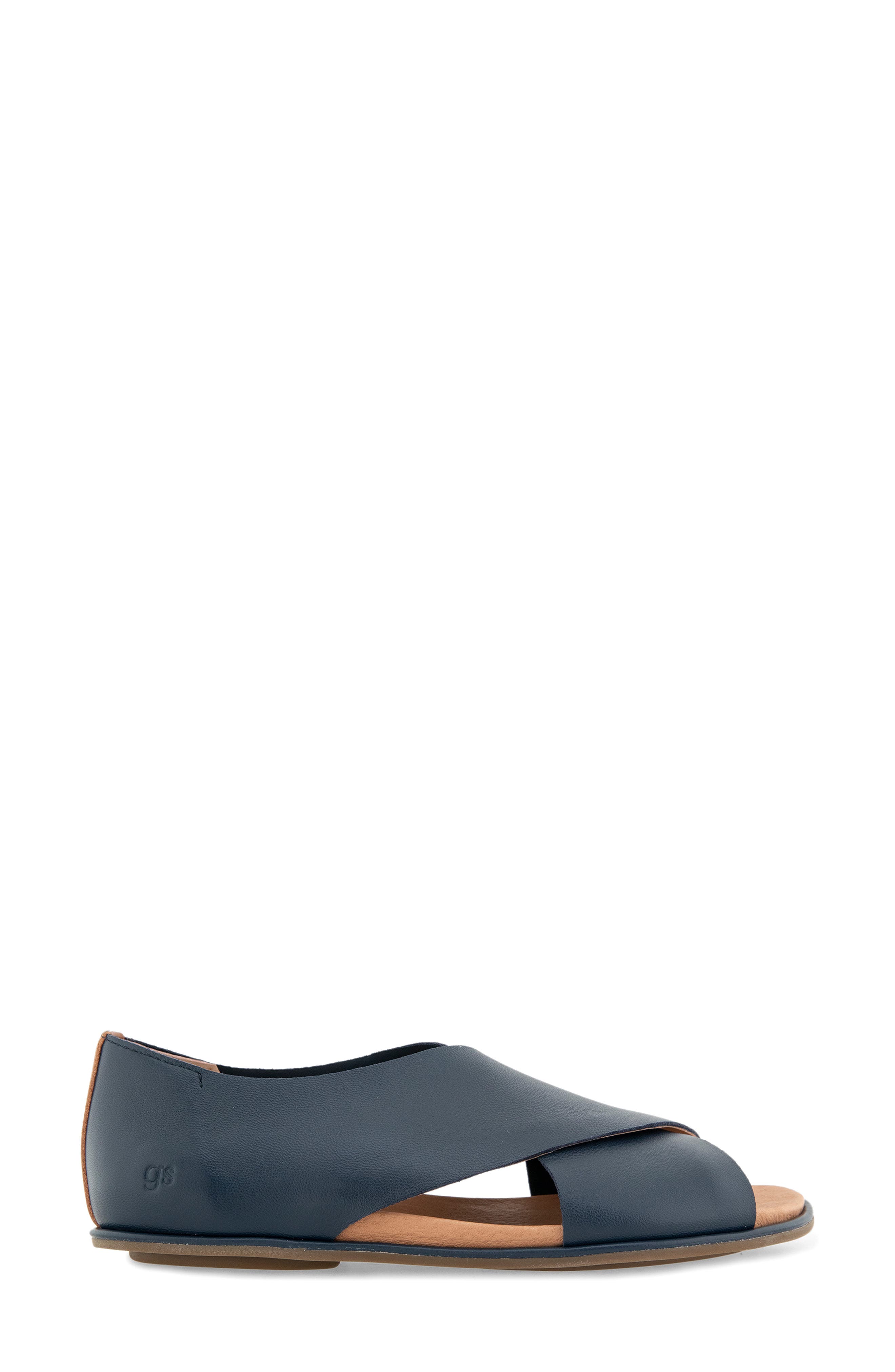 Laniey Sandal, Alternate, color, NAVY LEATHER