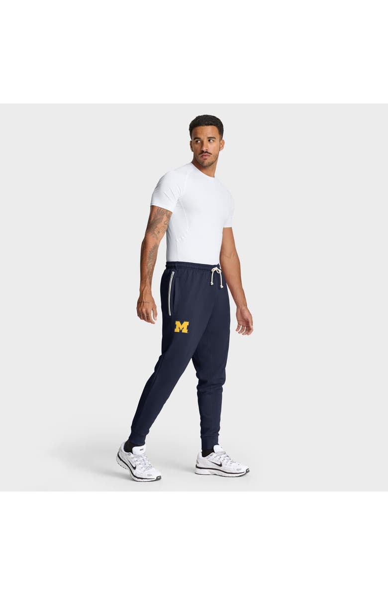 Jordan Brand Men's Jordan Brand Navy Michigan Wolverines 2025 Sideline Performance Taper Pants, Alternate, color, 