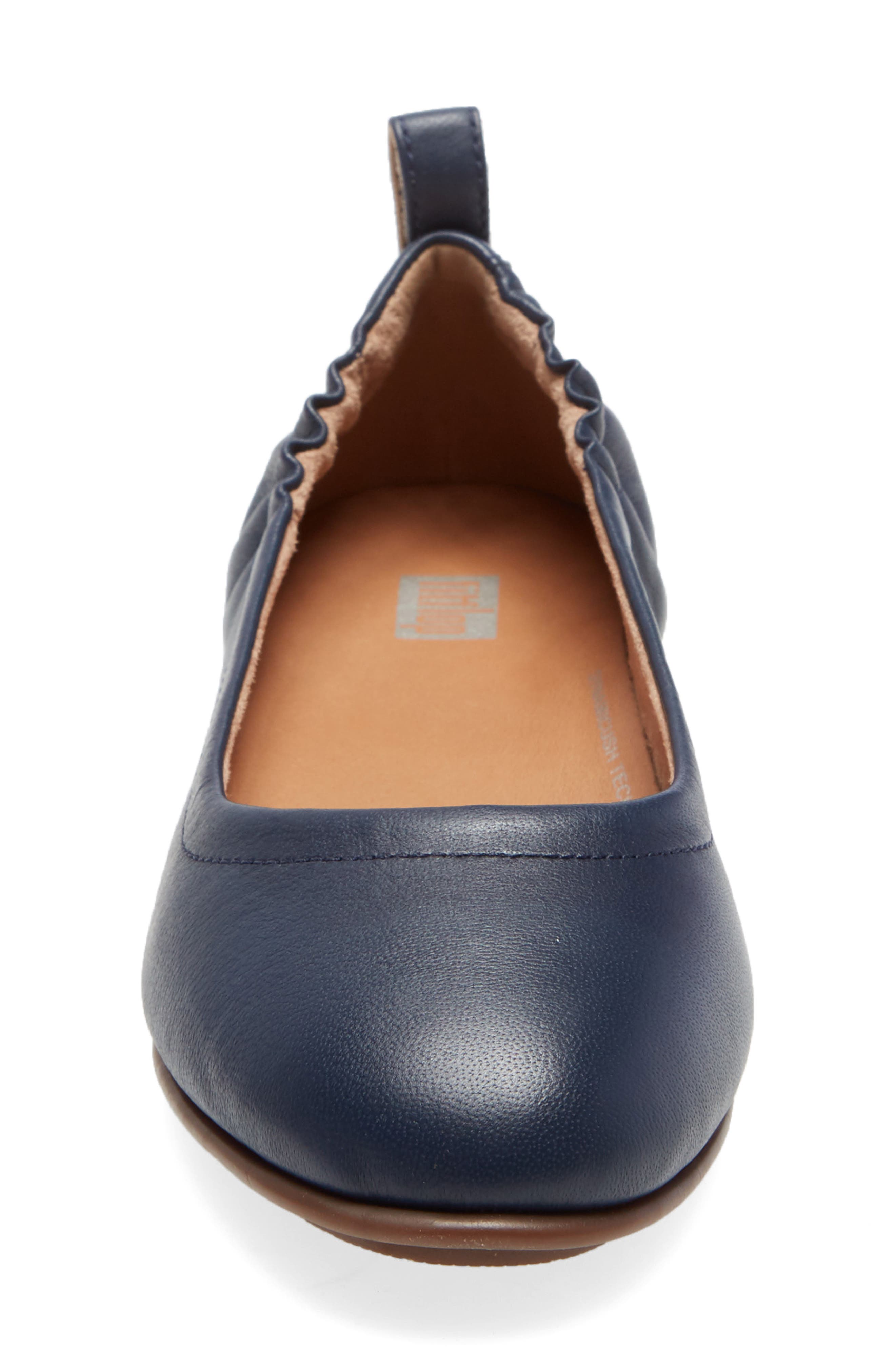 FitFlop Allegro Ballet Flat, Alternate, color, Midnight Navy Leather