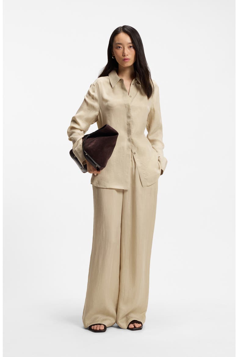 Tavati Wide Leg Pants, Alternate, color, PUMICE