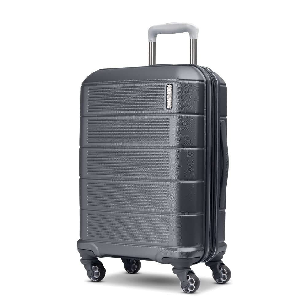 AMERICAN TOURISTER Stratum 2.0 Hardside 20" Spinner Carry On Luggage, Main, color, Charcoal
