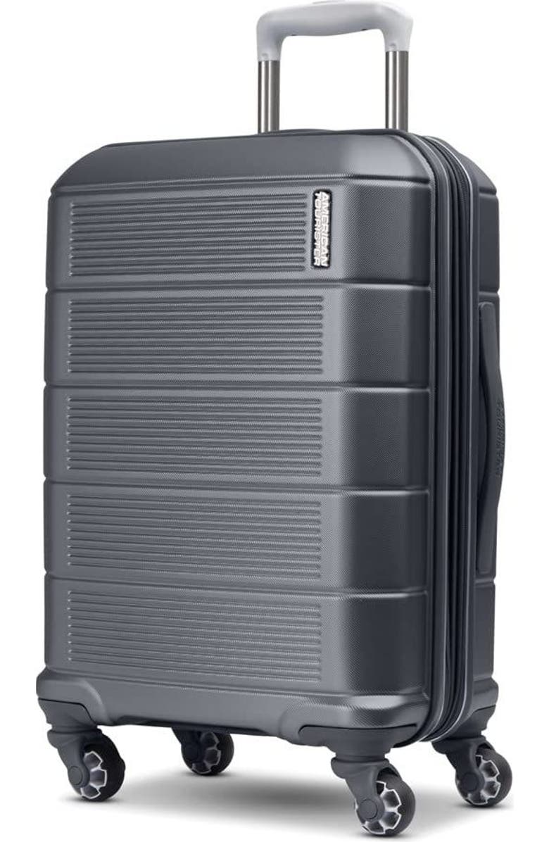 AMERICAN TOURISTER Stratum 2.0 Hardside 20" Spinner Carry On Luggage, Main, color, Charcoal