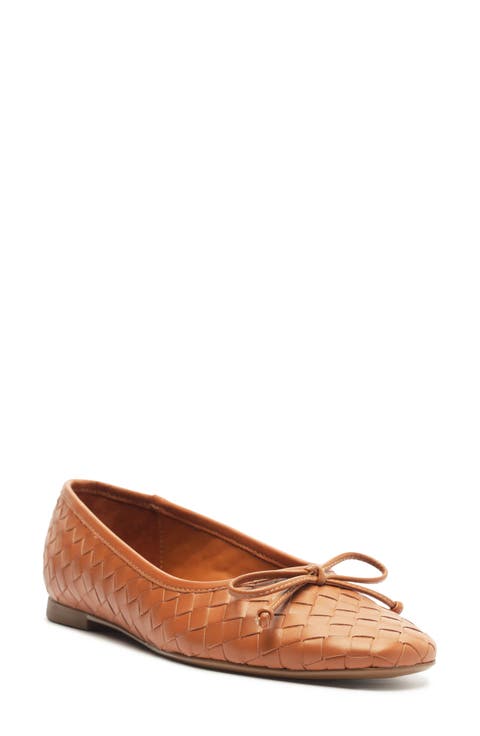 フラットシューズ BROWN LEATHER FLATS Women's Brown Flats | Nordstrom
