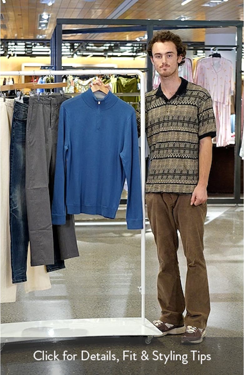 Washable Merino Quarter Zip Sweater, sales video thumbnail