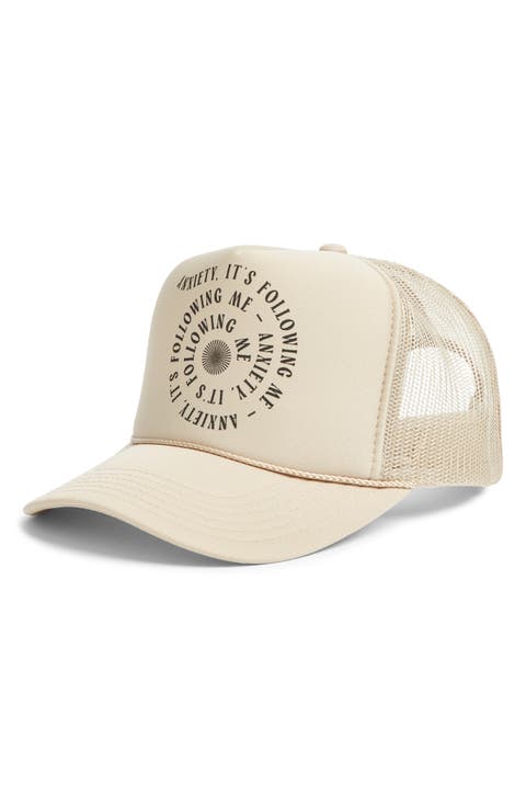 Anxiety is Following Me Trucker Hat