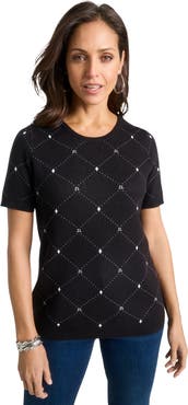 Jessica London Fine Gauge Crewneck Shell