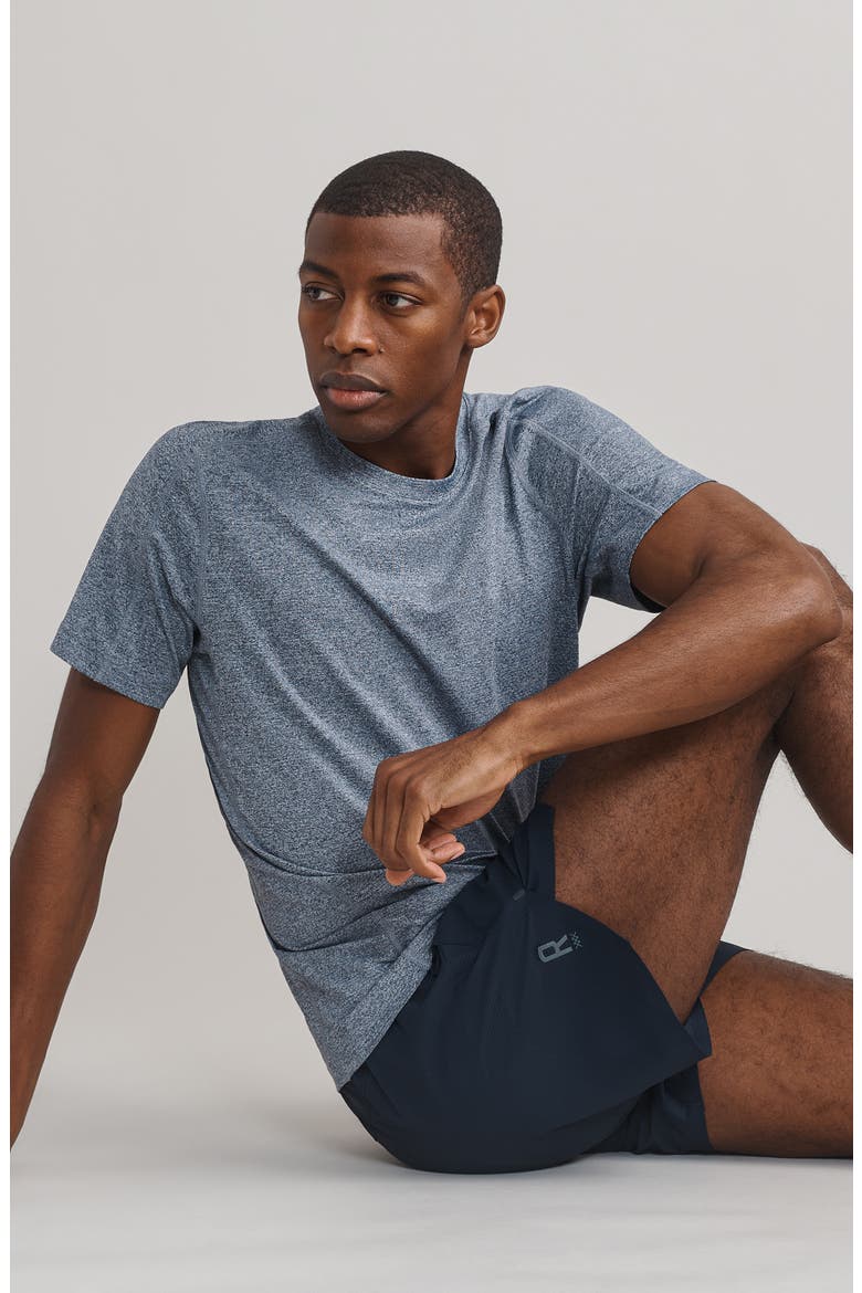Invictus Perforated Performance T-Shirt, Alternate, color, TRUE NAVY HEATHER