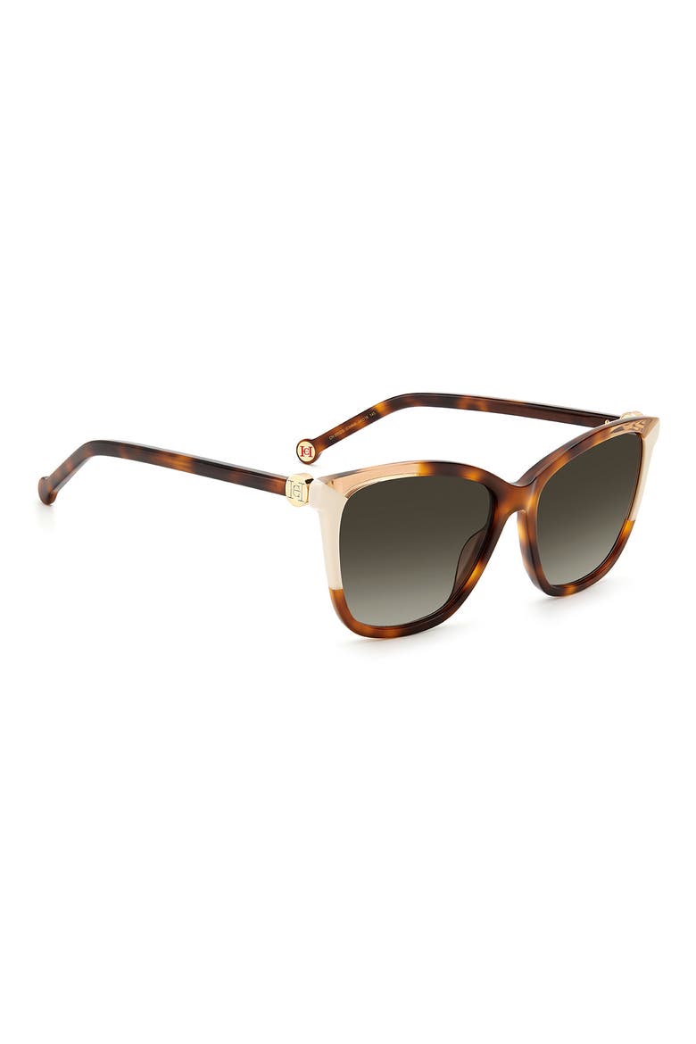 58mm Rectangular Sunglasses, Alternate, color, 0C1H-HA