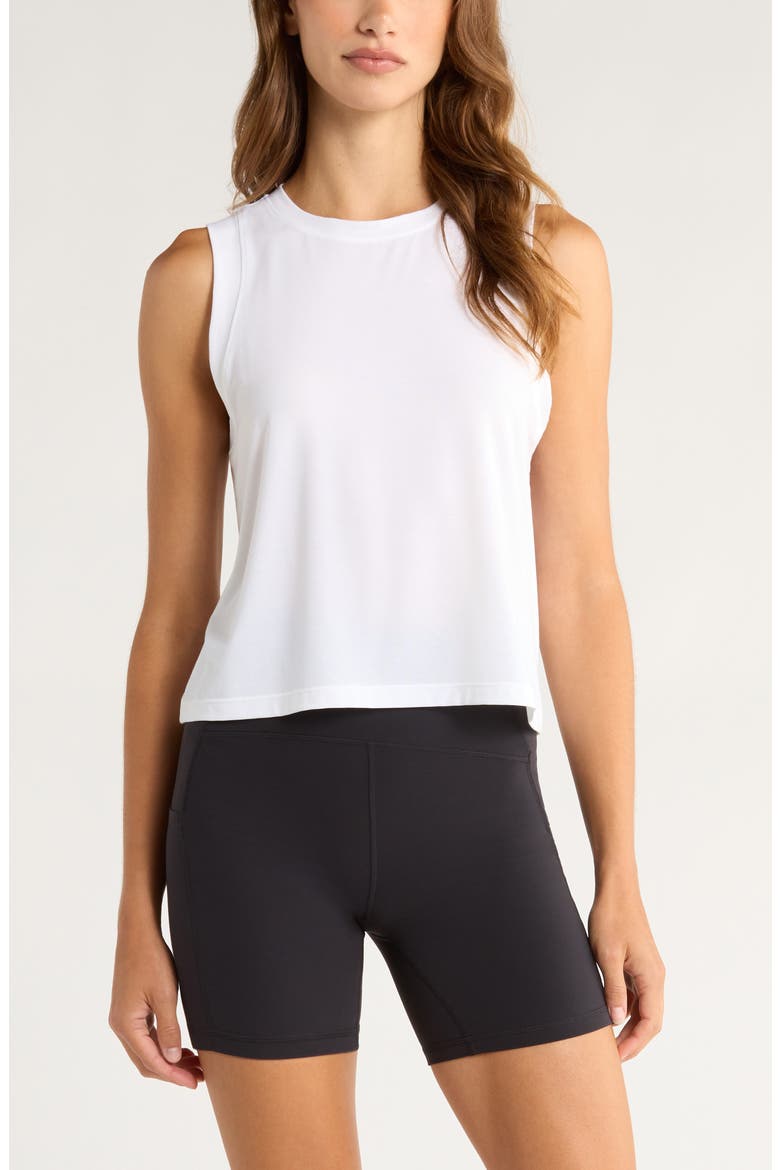 Breathe Active Tank, Main, color, WHITE