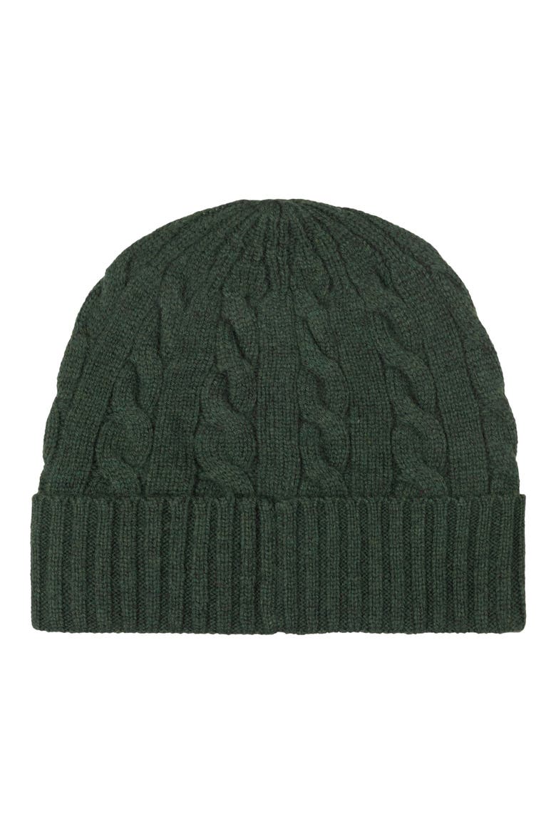 Cashmere Blend Cable Beanie, Alternate, color, LODGEPOLE PINE HTR