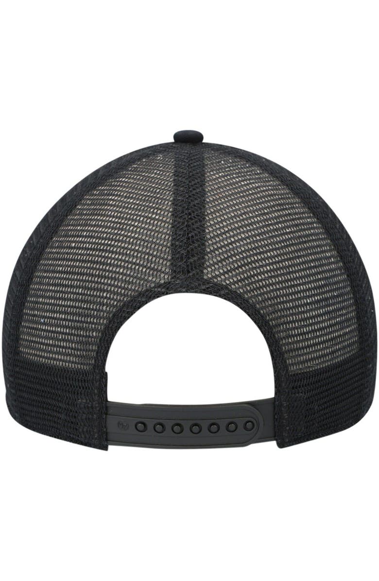 '47 Men's '47 Black New Orleans Saints Highpoint Trucker Clean Up Snapback Hat, Alternate, color, 