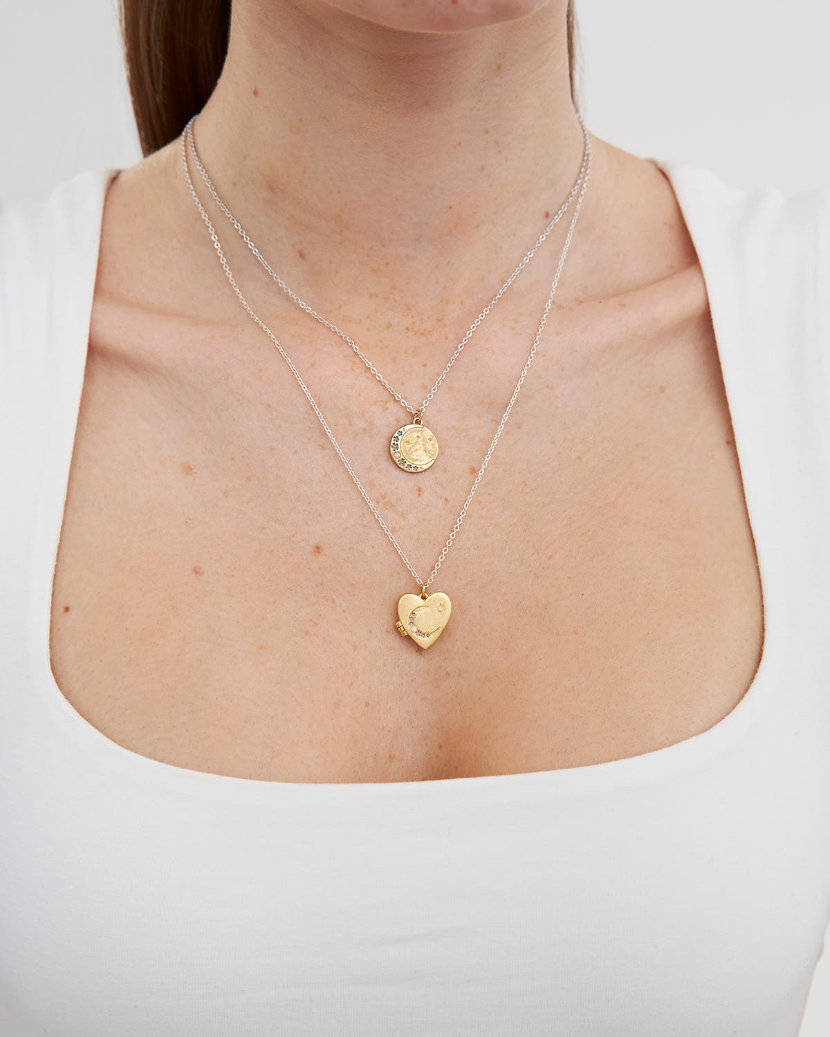 Fable England Selene Moon & Periwinkle Necklace (Women) | Nordstrom