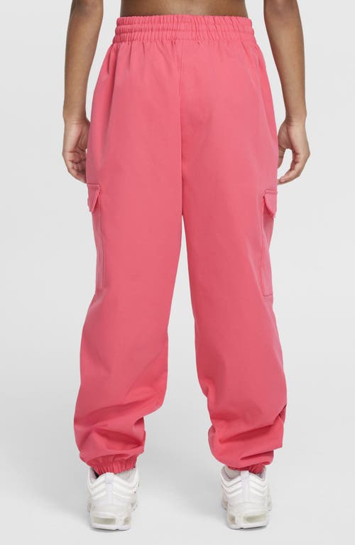 Nike Kids' Dri-fit Relaxed Fit Cargo Pants In Pink