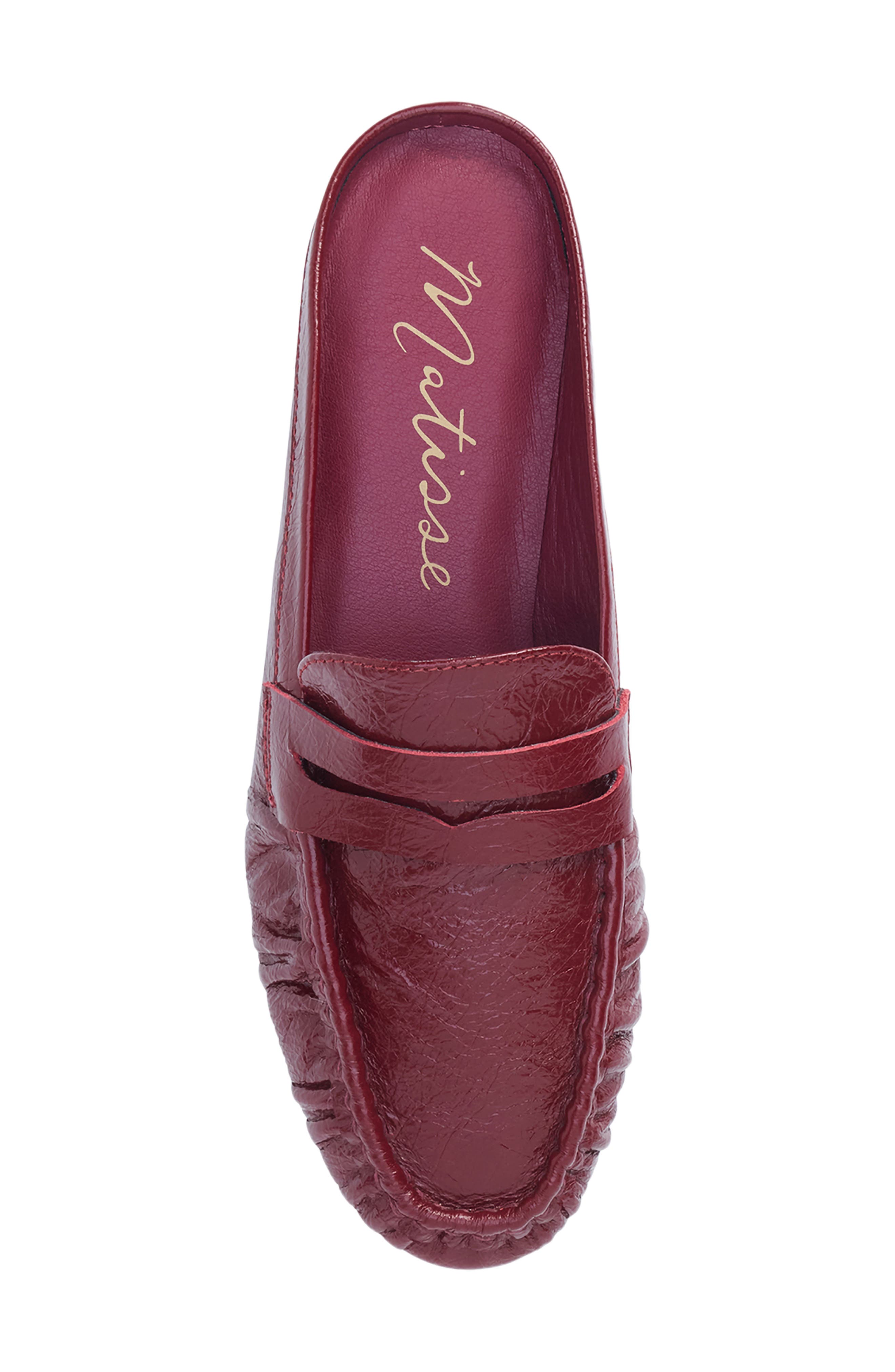 Porta Penny Loafer Mule, Alternate, color, BURGUNDY