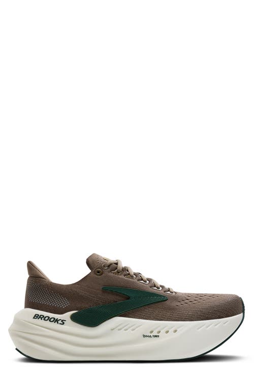 Brooks Glycerin Max Running Shoe In Falcon/green/london Fog