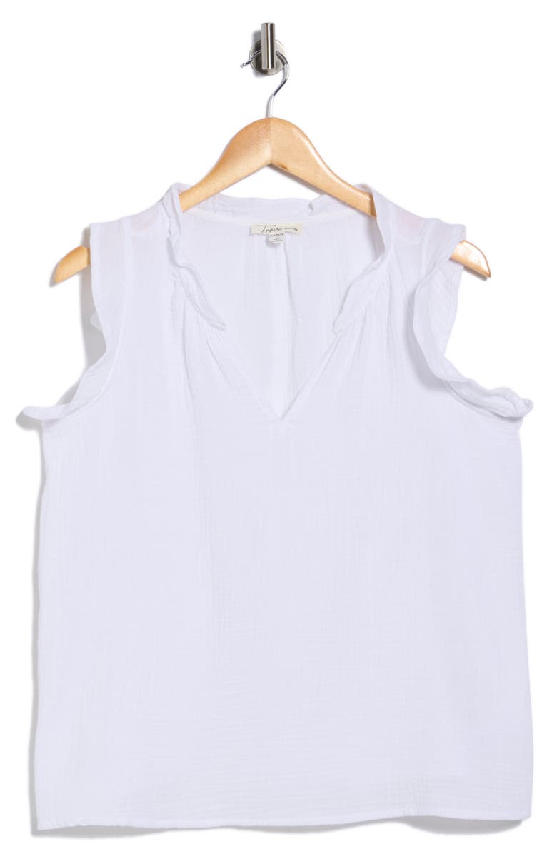 Trove New York Cotton Gauze Tank, Alternate, color, White