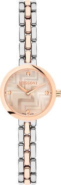 Missoni Two-Tone Bracelet Watch, 25mm