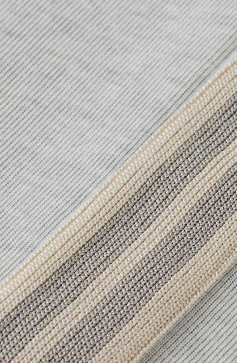 Scotch & Soda Interlock Seamed Cotton Blend Sweatpants, Alternate, color, Light Grey Melange